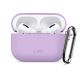 3. Etui Tech-Protect Silicone Hook na AirPods Pro - fioletowe