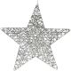 GWIAZDA DEKORACYJNA 40LED SILVER 50CM LUCA