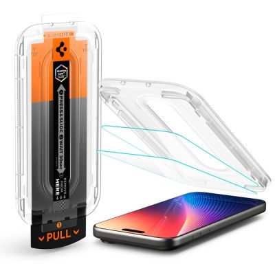 3. Szkło hartowane Spigen Glas.TR EZ Fit Pro na iPhone 16 Pro Max / 17 Pro Max