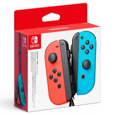 7. Kontrolery Nintendo Joy-Con Pair Neon Red/Neon Blue