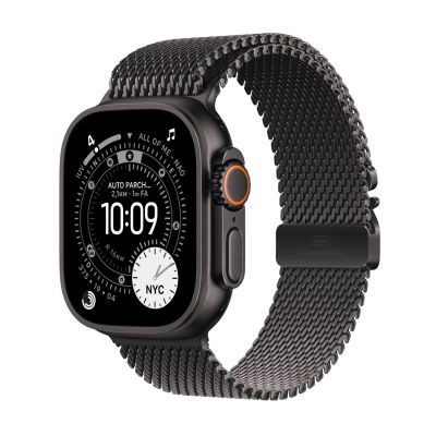 Apple Watch Ultra 3 OLED 49 mm Cyfrowy 422 x 514 px Ekran dotykowy 5G Czarny Wi-Fi GPS