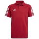 Koszulka dla dzieci adidas Tiro 23 Competition Cotton Polo czerwona HI4715