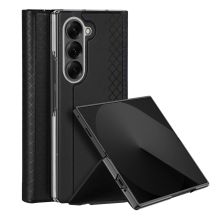 Etui Dux Ducis Brill na Samsung Galaxy Z Fold7 z zamknięciem magnetycznym - czarne
