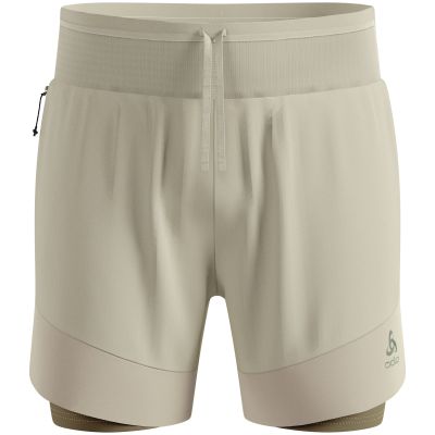 6. Spodenki męskie Odlo 2-in-1 short X-ALP TRAIL 6 INCH szare