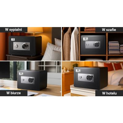 7. Sejf szyfrowo-mechaniczny Extralink Lock Star M-30