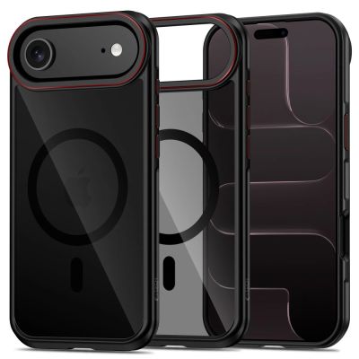 Etui Tech-Protect MagHybrid MagSafe na iPhone Air - czarno-czerwone