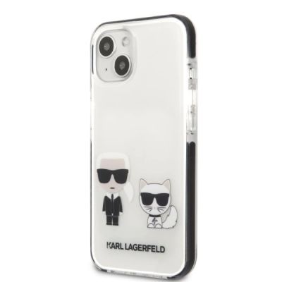 2. Etui Karl Lagerfeld Karl&Choupette na iPhone 13 mini - białe