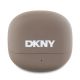 3. Słuchawki bezprzewodowe DKNY Satiny Finish TWS BT Bluetooth - brązowe