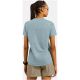 3. Koszulka z krótkim rękawem damska ODLO T-shirt crew neck s/s ESSENTIAL LINENCOOL niebieska