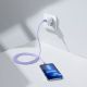 11. Kabel Baseus CAJY000305 Lightning - USB-C PD 20W 480Mb/s 2m - fioletowy