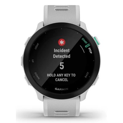 8. Zegarek Garmin Forerunner 55, 42mm MIP White