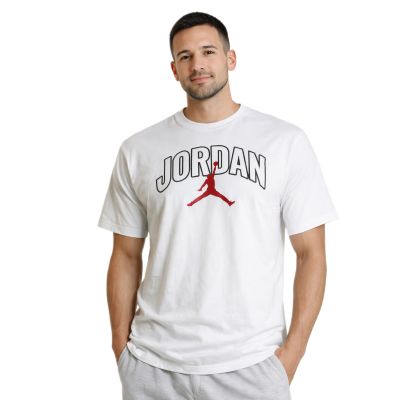 4. Koszulka męska Air Jordan Brooklyn Arch Logo T-shirt Biała - IB7347-100