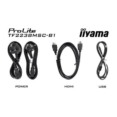 16. Iiyama TF2238MSC-B1 - Cyfrowa potykacz - 55,9 cm (22") - LED - 1920 x 1080 pikseli