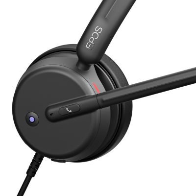 4. Słuchawki nauszne przewodowe Epos Impact 460T USB-C + Adapter USB-A