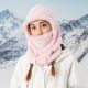 3. Kominiarka narciarska Qunature Arctic Velvet rozmiar M - różowa