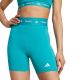 4. Spodenki damskie adidas Techfit turkusowe JW7561