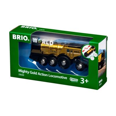 2. BRIO Goldene Batterielok mit Licht und Sound