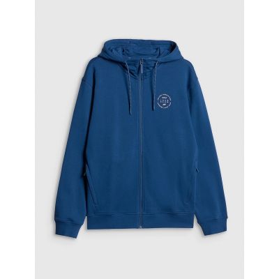 8. Bluza dresowa regular z kapturem męska 4F 4FRSS26TSWSM2978-033S