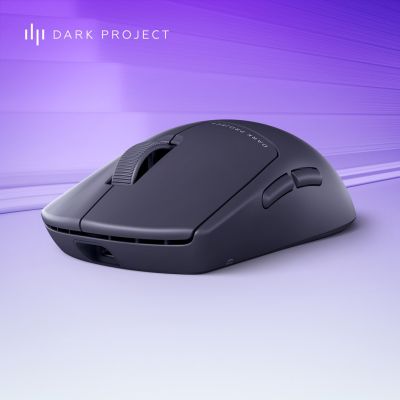 14. Dark Project DPP_NEXUS_BLACK myszka Gaming Oburęczny RF Wireless + Bluetooth + USB Type-C Optyczny 26000 DPI