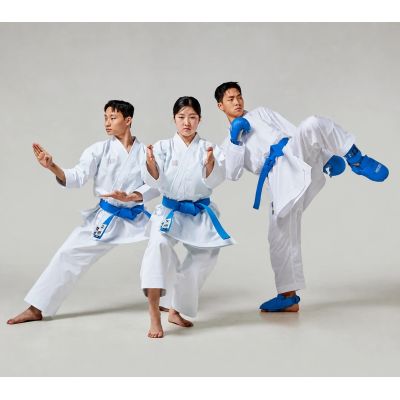 13. Rękawice do Karate - Mitts 2 BLUE WKF | MOOTO