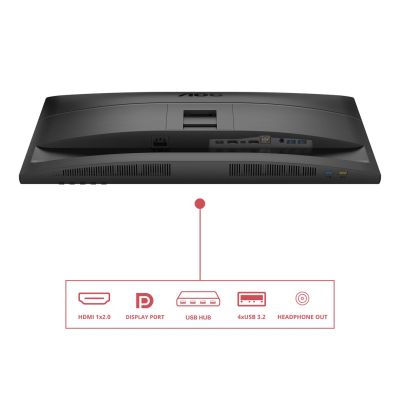 4. AOC E4 Q27E4CV monitor komputerowy 68,6 cm (27") 2560 x 1440 px Quad HD LED Czarny