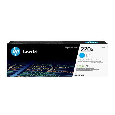 9. HP Oryginalnym wkładem z błękitnym tonerem 220X LaserJet
