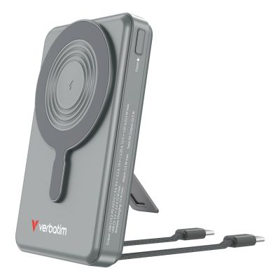 Verbatim ChargeÂ´nÂ´Go Power Bank 2C & Display 10000mAh grey
