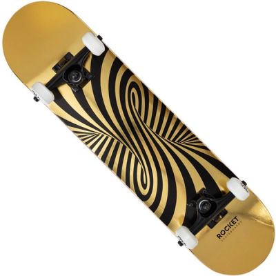 2. Deskorolka Rocket Twisted Foli Gold 7.5" RKT-COM-1555