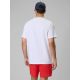 2. T-shirt regular z nadrukiem męski 4F 4FWSS26TTSHM2783-10S