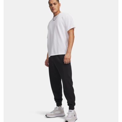 6. Spodnie męskie Under Armour Rival Fleece Joggers czarne 1379774 001 2XL