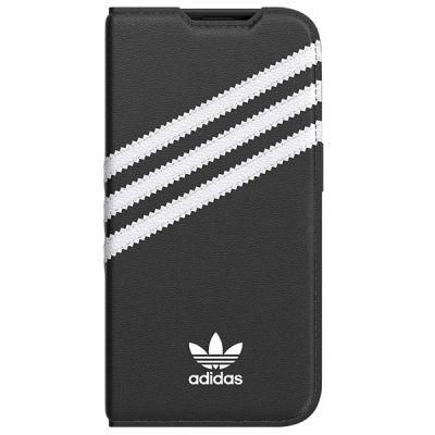 2. Etui Adidas OR Booklet Case PU na iPhone 14 Pro - czarno-białe