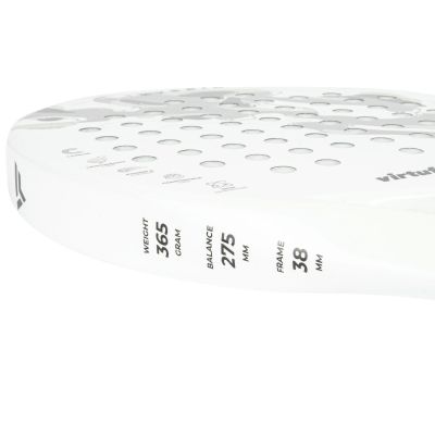 8. VIRTUFIT RAKIETA PADEL HYBRID - BIAŁO-SZARA