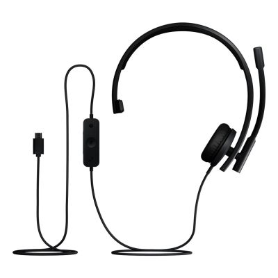 5. Logitech H570e Zestaw słuchawkowy Przewodowa Opaska na głowę Biuro/centrum telefoniczne USB Type-C Czarny