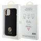 8. Etui Guess Silicone Logo Strass 4G do iPhone 15 - czarne