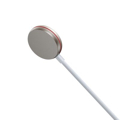 2. Joyroom 2 w 1 kabel lightning i ładowarka indukcyjna do Apple Watch 1.5m biały (S-IW012)