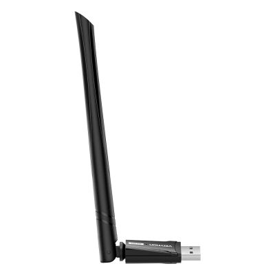 3. Karta sieciowa Vention AX300 USB Wi-Fi 6 2.4GHz z anteną czarny
