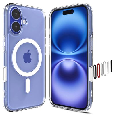 2. Etui Spigen Ultra Hybrid "T" MagSafe na iPhone 16 - białe