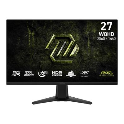 MSI MAG 275QF E20 monitor komputerowy 68,6 cm (27") 2560 x 1440 px Wide Quad HD LCD Czarny