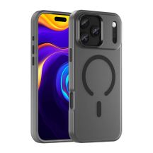 Etui Magnetic Abrasive na iPhone 17 Pro kompatybilne z MagSafe - matowe czarne