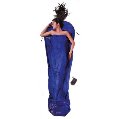 Cocoon MummyLiner Dorosły Śpiwór typu mumia Jedwab Niebieski