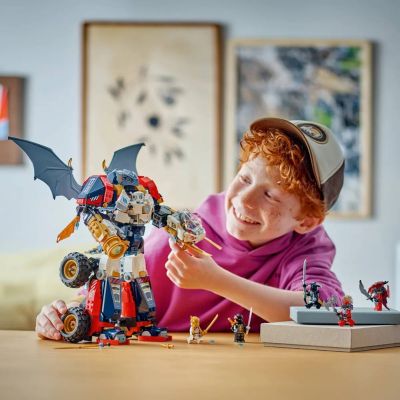 9. LEGO NINJAGO 71834 Wielofunkcyjny ultramech Zane’a