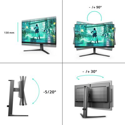 44. MONITOR PHILIPS EVNIA LED 24,5" 25M2N3200W/00 240Hz