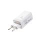 2. Ładowarka sieciowa Joyroom JR-TG10 65W GaN 2x USB-C + USB-A z kablem 100W USB-C - USB-C 1.2m - biała