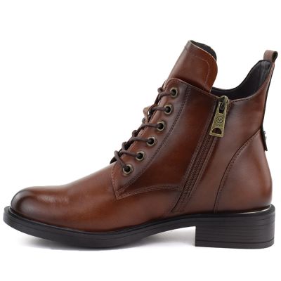 3. Botki damskie workery ocieplane camel Vinceza 58677