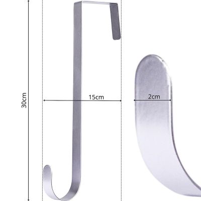 3. WIESZAK UCHWYT DO STROIKÓW 30CM SREBRNY