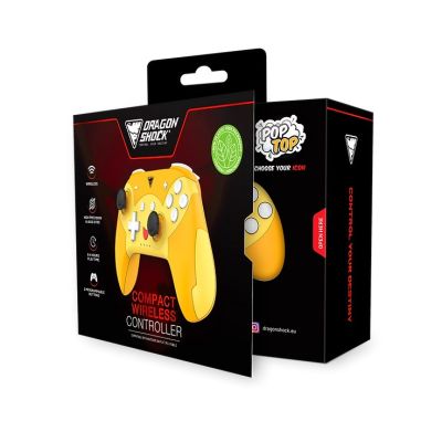 5. Dragonshock PopTop Compact Pomarańczowy, Czerwony, Żółty Bluetooth Gamepad Nintendo Switch