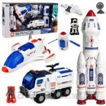 Duży Zestaw Kosmiczny Stacja Rakieta Prom Pojazd Eksploracyjny Astronauci