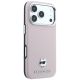 4. Etui Karl Lagerfeld Grained Choupette Head Metal MagSafe na iPhone 17 Pro Max / 18 Pro Max - różowe