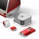 12. Podstawka Spigen Spigen Classic C1 do Apple Watch - czerwona