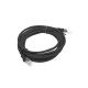 2. PATCHCORD KAT.6 UTP 3M CZARNY FLUKE PASSED LANBERG 10-PACK
